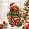 Atrapasoles de Arte Diamante Navideño Pintura Estilo Diamante Acrílico Navideño F