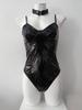 Fornecimento transfronteiriço de comércio exterior europeu e americano lingerie sexy mulheres sexy estilingue conjunto couro envernizado jogo roupa local atacado