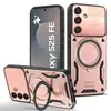 Case Premium para Celular Samsung S26Fe Aplicável em Fronteiras Suporte Magnético para Carro S25Ultra Capa Protetora Anti-Queda A27