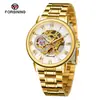 Dropshipping, Reloj Forsining de Comercio Exterior Más Vendido, Reloj Mecánico para Hombre Esqueleto, Reloj para Hombre con Correa de Malla