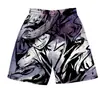 Explosión Transfronteriza Naruto Impresión Digital 3D Pantalones Cortos de Playa para Vacaciones de Hombre Verano Nuevos Shorts Deportivos Casuales Venta al por Mayor