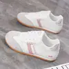 Tênis de Treino Alemão Feminino 2026 Primavera/Verão Novo Popular Casual Versátil Sapatos Esportivos Leve Confortável Sapatos Brancos Cy6632