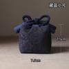 Bolsa de Almacenamiento y Viaje de Algodón Grueso Erya, Recipiente para Té, Taza de Té, Juego de Té, Bolsa de Tela, Tetera, Bolsa de Tela con Patrón de Hierba, Té Kung Fu
