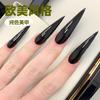 Europa e Estados Unidos para usar uma série escura pontiaguda longa de unhas postiças removíveis cor sólida fabricantes de adesivos de unha atacado produtos acabados
