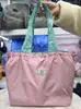 Bolsa de compras plegable protección ambiental hombro portátil bolsa de almacenamiento portátil supermercado gran capacidad impermeable en stock entrega de una sola pieza