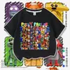 Camiseta Infantil de Manga Curta Tema Restaurante da Suzi Verão Homem Melancia Desenho Animado Meninos Top 100% Algodão