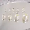 Contas Imitação Pérola ABS com Furo Grande Contas Soltas Montadas Materiais para Fazer Pulseira Colar Acessórios de Joia DIY Feito à Mão