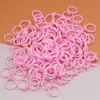 Soporte de anillo de plástico colorido para niños material de accesorios para joyería hecha a mano diy anillo rosa anillo con parche de resina