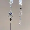 [El Señor del Misterio] Pendientes Franceses Retro Magníficos con Borlas, Estilo Palacio Largos Exquisitos y Versátiles Pendientes de Gama Alta