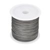 Rollo de 100 m de alambre de acero con cuentas, hecho a mano, con revestimiento de goma, para manualidades, accesorios de joyería