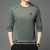 Moletom Mais Vendido, Novo Estilo Primavera, Pulôver Casual Solto Masculino de Gola Redonda, Top Camiseta de Poliéster Manga Longa, Atacado