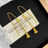 Tienda de Oro Mismo Estilo Pendientes de Calabaza Antigua Oro Arena Nuevo Estilo Chino Estilo Nacional Pendientes de Calabaza