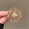 Broche de borboleta da moda, luz de alta qualidade, luxo, à prova de luz, pérola, pino de folha de ginkgo, nicho de alta qualidade, novo corpete