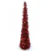 Venta al por mayor transfronteriza de Torre Pop-Up Plegable Telescópica Artificial Colorida con Hojas de Rubia para Mascotas de 150 cm, Decoraciones Navideñas