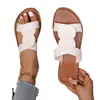 Comercio Electrónico Transfronterizo Tallas Grandes Verano 2027 Chanclas Planas Mujer Cómodas Exteriores Casuales Sandalias Romanas Zapatillas Mujer