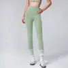 Pantalones de Yoga Elásticos Cómodos de Estiramiento Cintura Alta Control de Abdomen Levantamiento de Glúteos Específicos para Entrenamiento de Pilates y Deportes