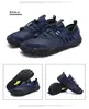 Zapatos de Río para Hombres, Zapatos de vadeo de Cinco Dedos Talla Grande, Zapatos de Senderismo Transpirables Antideslizantes, Secado Rápido para Natación, Buceo y Snorkel