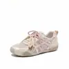 Zapatillas de entrenamiento alemanas de malla transpirable para mujer, nuevo modelo de verano 2026, zapatillas tipo "dad shoes" con cordones en bloques de color, zapatillas deportivas casuales ligeras de suela gruesa