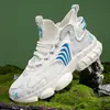 Tênis esportivo casual masculino de tamanho extra transfronteiriço, novos tênis 'dad shoes' de outono, de cano médio e sola macia, tênis de corrida antiderrapantes para homens