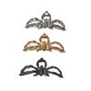 Estilo Europeo y Americano Personalidad Pinza de Pelo Exagerada Estilo Oscuro Metal Araña Pinza de Presión Nicho Placa Trasera de la Cabeza Pinza de Tiburón para el Cabello Accesorios para el Cabello