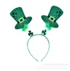 2026 Novo Conjunto de Acessórios para o Festival do Dia de São Patrício Headband Irlandesa Faixa de Cabelo Suprimento da Amazon Chapéu Faixa de Cabelo