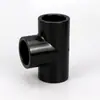 Conector de Accesorios para Tubería de Suministro de Agua de PVC Negro Conector Upvc para Acuario Diámetro Reductor Pasante Recto de Paso Tres Vías y Cuatro Vías