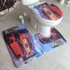 Nuevo Tapete para Inodoro con Estampado de Animales y Flores de Dibujos Animados 3D Tapete para Baño del Hogar Alfombra para Piso Juego de Tres Piezas