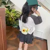 2026 Nova Mini Bolsa Infantil Fofa de Verão Bolsa de Palha Trançada Personalizada Ins Bolsa de Moedas de Praia Bolsa Transversal