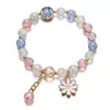 Pulseira Encaixável Igual de Celebridade da Internet para Mulheres Design Literário Ins Pulseira com Fecho de Paz Presente de Aniversário para Melhor Amiga Venda por Atacado