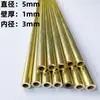 Diámetro 1 2 3 4 40 50 mm tubo redondo pequeño de latón capilar hueco de pared delgada h62/h65 tubo de latón protección ambiental