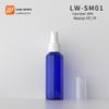 100ml redondo ombro cheio tampa garrafa de spray de amostra de plástico sub-garrafa de spray de névoa fina sub-engarrafamento