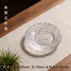 Alfombrilla Aislante Térmico Estilo Japonés, Posavasos para Taza de Té, Accesorios para Juego de Té Kung Fu de Vidrio de Cristal, Portavasos, Bandeja para Té de Ceremonia del Té, Base para Taza de Té