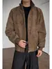 Chaqueta retro fitean de corte holgado con cuello mao para hombre, primavera y otoño, talla grande, elegante chaqueta tie-dye estilo americano para hombre cl