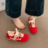 Zapatillas de Entrenamiento Alemanas Amarillas para Mujer, Nuevas Zapatillas Populares para Mujer Primavera 2026, Zapatillas Planas Retro Forrest Gump, Zapatillas Deportivas Casuales