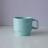 Taza apilable de cinco colores Macaron, Taza de agua apilable para niños, Taza de café estilo escandinavo