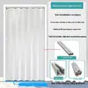 Porta Sanfonada de PVC Porta de Correr Cozinha Estilo Aberto Conexão a Gás Porta Temporária Simples Porta de Banheiro Vaso Sanitário Sem Furo