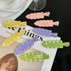 Pinza para el pelo Mermaid Ji Wave sin costuras, pinza lateral para el pelo de mujer, pinza de pico de pato, pinza para flequillo de verano, accesorio para el cabello