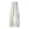 Nasa sobre Pantalones Rayados de Tencel para Hombre Verano Delgados 2026 Nuevos de Seda de Hielo Secado Rápido Casual Deportivos Largos