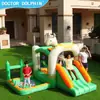 Popular Dr. Alemán 2026. Castillo Inflable Dolphin Kidsren para Fiestas al Aire Libre, Trampolín en Casa, Parque Pequeño Inflable