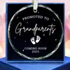 Colgante de Cristal Decoraciones Navideñas Forma de Corazón Día de San Valentín Día de la Madre para Enviar a Amigos y Familiares Regalos Conmemorativos