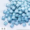 Posavasos de mosaico de bambú para niños, materiales semiacabados DIY para actividades artísticas, team building, bases para manualidades al por mayor