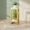 Estante para Flores para Sala de Estar, Estante de Hierro para Flores de Piso para Interiores, Estante de Almacenamiento para Balcón, Nuevo Modelo 2024 Estante de Almacenamiento para Macetas