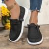 Comércio exterior plus size sapatos casuais femininos 2024 primavera e outono novos mocassins europeus e americanos de fundo plano de cano baixo sapatos femininos