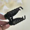 Pequeno Clipe de Agarre Simples Grande pequeno tamanho Clipe de Lingote Preto Personalizado DIY Novo Simples Joias Acessórios de Grampo de Cabelo