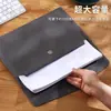 Bolsa para Archivos Magnética de Cuero A4 al por Mayor Bolsa de Almacenamiento de Gran Capacidad Bolsa para Archivos A5 de Cuero PU Bolsa para Información de Reuniones de Oficina de Negocios