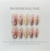 [Puro tiro real manual] fototerapia manual pura nail art gradiente quebrado Diamond Net explosões vermelhas Super fada acabado atacado desgaste