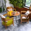 Mesa y silla de cafetería combinación simple fresco postre tienda de té con leche negociación restaurante occidental terraza área de ocio sofá de recepción