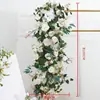 Arreglos Florales de Rosas Artificiales Transfronterizos, Arreglos Florales para Pasillo de Bodas, Flores para Decoración de Hoteles, Decoraciones de Boda, Bolas de Flores Artificiales, Arreglos Florales