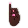 Funda de Teléfono de Dedo de Dibujos Animados Decoración de Ropa Accesorios de Joyería DIY Parche Suave de PVC Fresco y Atractivo Gesto Personalizado