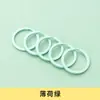 Llavero colorido pintado de 30 mm, aro de hierro color caramelo, accesorio para llavero, aro redondo, material para joyería DIY